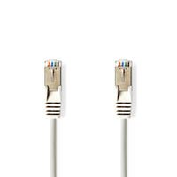 Cat 5e kábel | SF/UTP | RJ45 (8P8C) Dugasz | RJ45 (8P8C) Dugasz | 0.50 m | Kerek | PVC | Szürke | Műanyag Zacskó