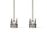 Cat 5e kábel | SF/UTP | RJ45 (8P8C) Dugasz | RJ45 (8P8C) Dugasz | 3.00 m | Kerek | PVC | Szürke | Műanyag Zacskó
