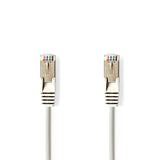 Cat 5e kábel | SF/UTP | RJ45 (8P8C) Dugasz | RJ45 (8P8C) Dugasz | 3.00 m | Kerek | PVC | Szürke | Műanyag Zacskó