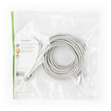Cat 5e kábel | SF/UTP | RJ45 (8P8C) Dugasz | RJ45 (8P8C) Dugasz | 5.00 m | Kerek | PVC | Szürke | Műanyag Zacskó