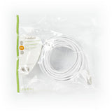 Cat 5e kábel | SF/UTP | RJ45 (8P8C) Dugasz | RJ45 (8P8C) Dugasz | 10.0 m | Kerek | PVC | Fehér | Műanyag Zacskó