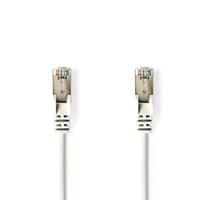 Cat 5e kábel | SF/UTP | RJ45 Dugasz | RJ45 Dugasz | 3.00 m | Kerek | PVC | Fehér | Boríték