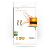 Cat 5e kábel | SF/UTP | RJ45 Dugasz | RJ45 Dugasz | 3.00 m | Kerek | PVC | Fehér | Boríték