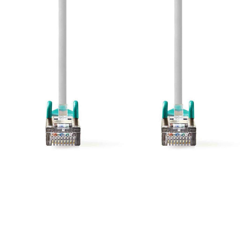 Cat 5e kábel | F/UTP | Váltó | RJ45 Dugasz | RJ45 Dugasz | 3.00 m | Kerek | PVC | Szürke | Műanyag Zacskó