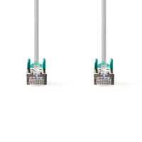 Cat 5e kábel | F/UTP | Váltó | RJ45 Dugasz | RJ45 Dugasz | 3.00 m | Kerek | PVC | Szürke | Műanyag Zacskó