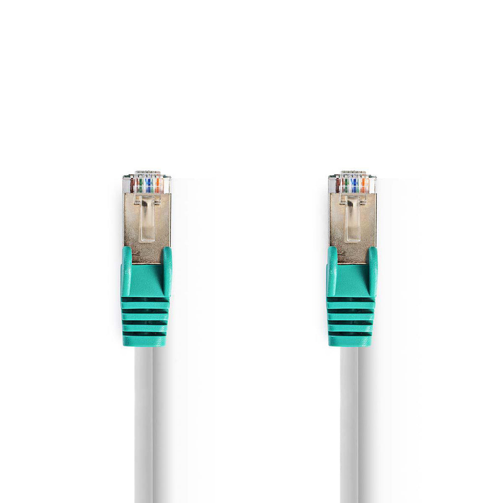Cat 5e kábel | F/UTP | Váltó | RJ45 Dugasz | RJ45 Dugasz | 3.00 m | Kerek | PVC | Szürke | Műanyag Zacskó