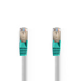 Cat 5e kábel | F/UTP | Váltó | RJ45 Dugasz | RJ45 Dugasz | 3.00 m | Kerek | PVC | Szürke | Műanyag Zacskó