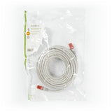 Cat 6 kábel | RJ45 Dugasz | RJ45 Dugasz | U/UTP | 15.0 m | Kerek | PVC | Szürke | Boríték