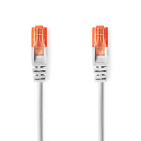 Cat 6 kábel | RJ45 Dugasz | RJ45 Dugasz | U/UTP | 5.00 m | Kerek | PVC | Szürke | Boríték