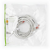 Cat 6 kábel | RJ45 Dugasz | RJ45 Dugasz | U/UTP | 5.00 m | Kerek | PVC | Szürke | Boríték