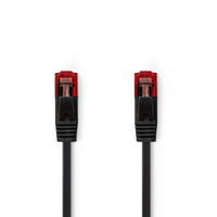 Cat 6 kábel | RJ45 (8P8C) Dugasz | RJ45 (8P8C) Dugasz | UTP | 2.00 m | Lapos | PVC | Fekete | Műanyag Zacskó