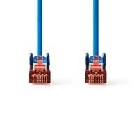 Cat 6 kábel | RJ45 Dugasz | RJ45 Dugasz | S/FTP | 1.50 m | Kerek | LSZH | Kék | Boríték