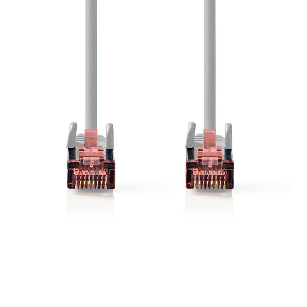 Cat 6 kábel | RJ45 Dugasz | RJ45 Dugasz | S/FTP | 2.00 m | Kerek | LSZH | Szürke | Műanyag Zacskó