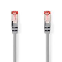 Cat 6 kábel | RJ45 Dugasz | RJ45 Dugasz | S/FTP | 2.00 m | Kerek | LSZH | Szürke | Műanyag Zacskó