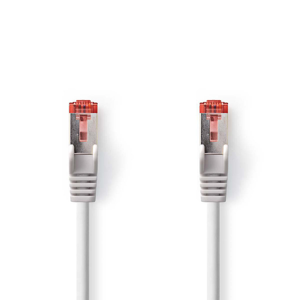 Cat 6 kábel | RJ45 (8P8C) Dugasz | RJ45 (8P8C) Dugasz | SF/UTP | 3.00 m | Kerek | PVC LSZH | Szürke | Műanyag Zacskó