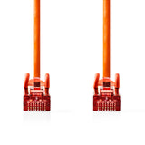 Cat 6 kábel | RJ45 Dugasz | RJ45 Dugasz | S/FTP | 2.00 m | Kerek | LSZH | Narancs | Műanyag Zacskó