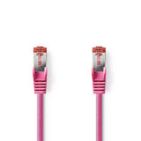 Cat 6 kábel | RJ45 Dugasz | RJ45 Dugasz | S/FTP | 1.00 m | Kerek | LSZH | Rózsaszín | Műanyag Zacskó
