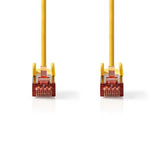 Cat 6 kábel | RJ45 Dugasz | RJ45 Dugasz | S/FTP | 5.00 m | Kerek | LSZH | Sárga | Boríték