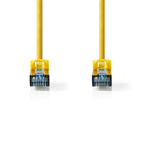 CAT6a Kábel | SF/UTP | RJ45 Dugasz | RJ45 Dugasz | 10.0 m | Snagless | Kerek | PVC | Sárga | Műanyag Zacskó
