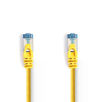 CAT6a Kábel | SF/UTP | RJ45 Dugasz | RJ45 Dugasz | 10.0 m | Snagless | Kerek | PVC | Sárga | Műanyag Zacskó