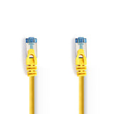 CAT6a Kábel | SF/UTP | RJ45 Dugasz | RJ45 Dugasz | 10.0 m | Snagless | Kerek | PVC | Sárga | Műanyag Zacskó