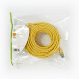 CAT6a Kábel | SF/UTP | RJ45 Dugasz | RJ45 Dugasz | 10.0 m | Snagless | Kerek | PVC | Sárga | Műanyag Zacskó