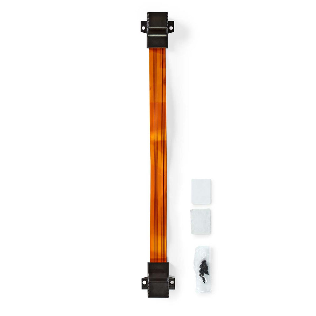 Cat 6 kábel | RJ45 Aljzat | RJ45 Aljzat | U/UTP | 0.30 m | Kül és Beltéri | Lapos | Nejlon Tok | Fekete | Műanyag Zacskó