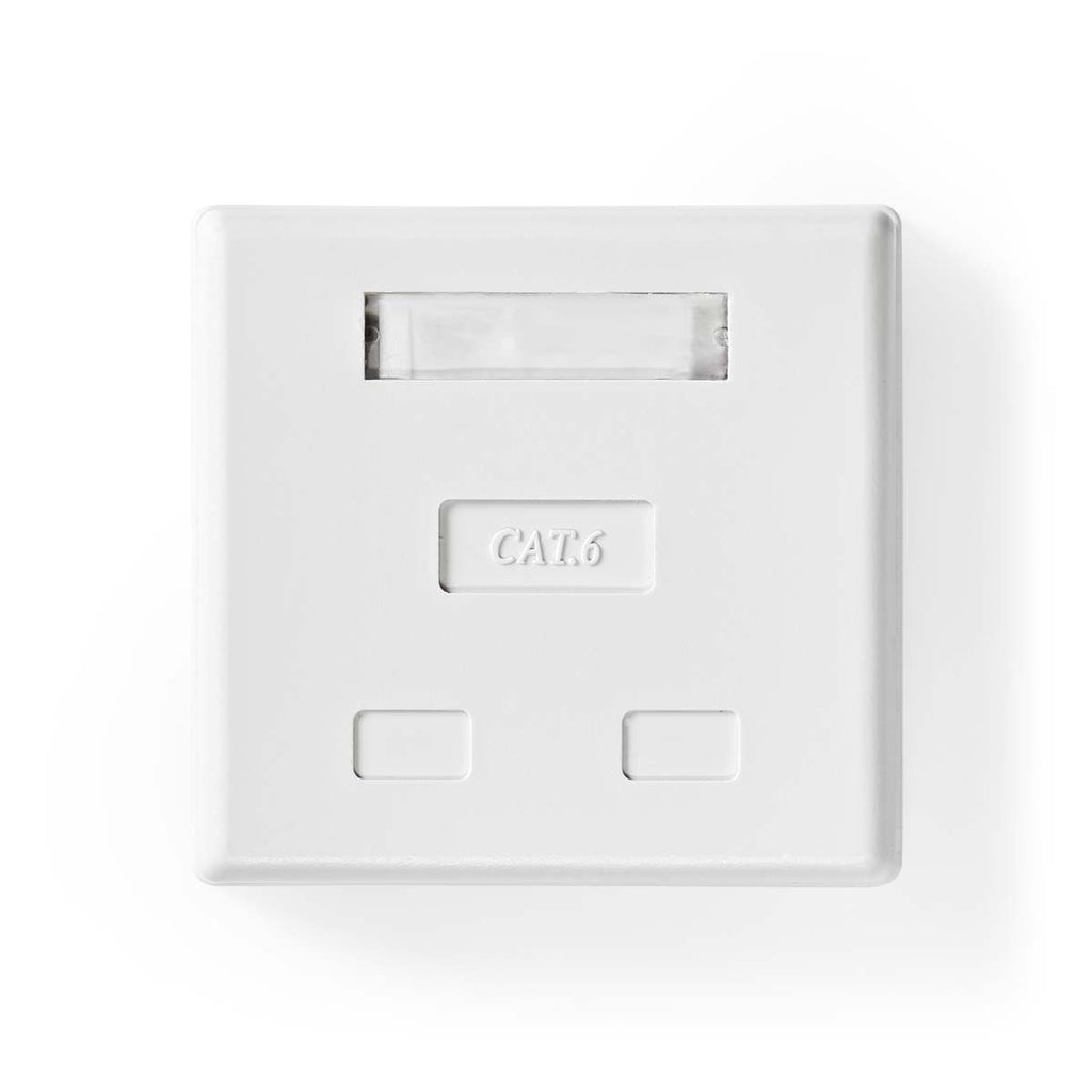 Hálózati fali doboz | A falon | 2-Port port(s) | UTP CAT6 | Egyenes | Aljzat | Aranyozott | PVC | Fehér | Boríték