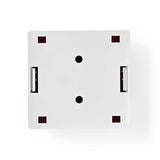 Hálózati fali doboz | A falon | 2-Port port(s) | UTP CAT6 | Egyenes | Aljzat | Aranyozott | PVC | Fehér | Boríték