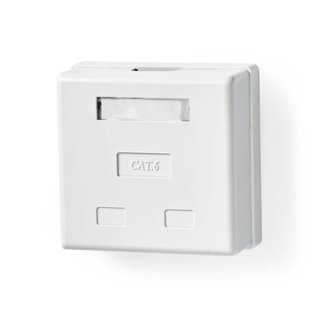 Hálózati fali doboz | A falon | 2-Port port(s) | UTP CAT6 | Egyenes | Aljzat | Aranyozott | PVC | Fehér | Boríték
