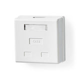 Hálózati fali doboz | A falon | 2-Port port(s) | UTP CAT6 | Egyenes | Aljzat | Aranyozott | PVC | Fehér | Boríték