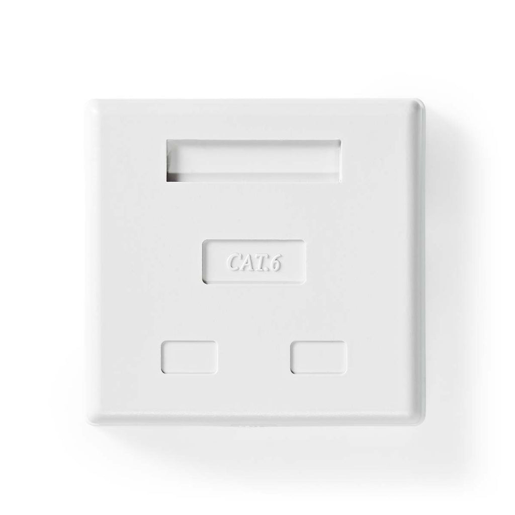 Hálózati fali doboz | A falon | 2-Port port(s) | STP CAT6 | Egyenes | Aljzat | Aranyozott | PVC | Fehér | Boríték
