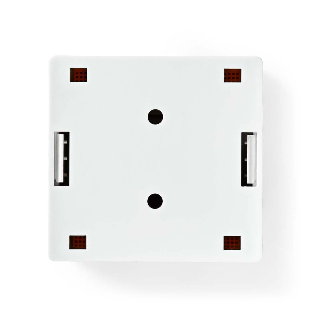 Hálózati fali doboz | A falon | 2-Port port(s) | STP CAT6 | Egyenes | Aljzat | Aranyozott | PVC | Fehér | Boríték