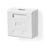 Hálózati fali doboz | A falon | 2-Port port(s) | STP CAT6 | Egyenes | Aljzat | Aranyozott | PVC | Fehér | Boríték