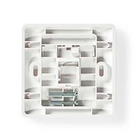 Network Keystone előlap | Előlap RJ45 | 1-Port port(s) | ABS | Fehér | Boríték