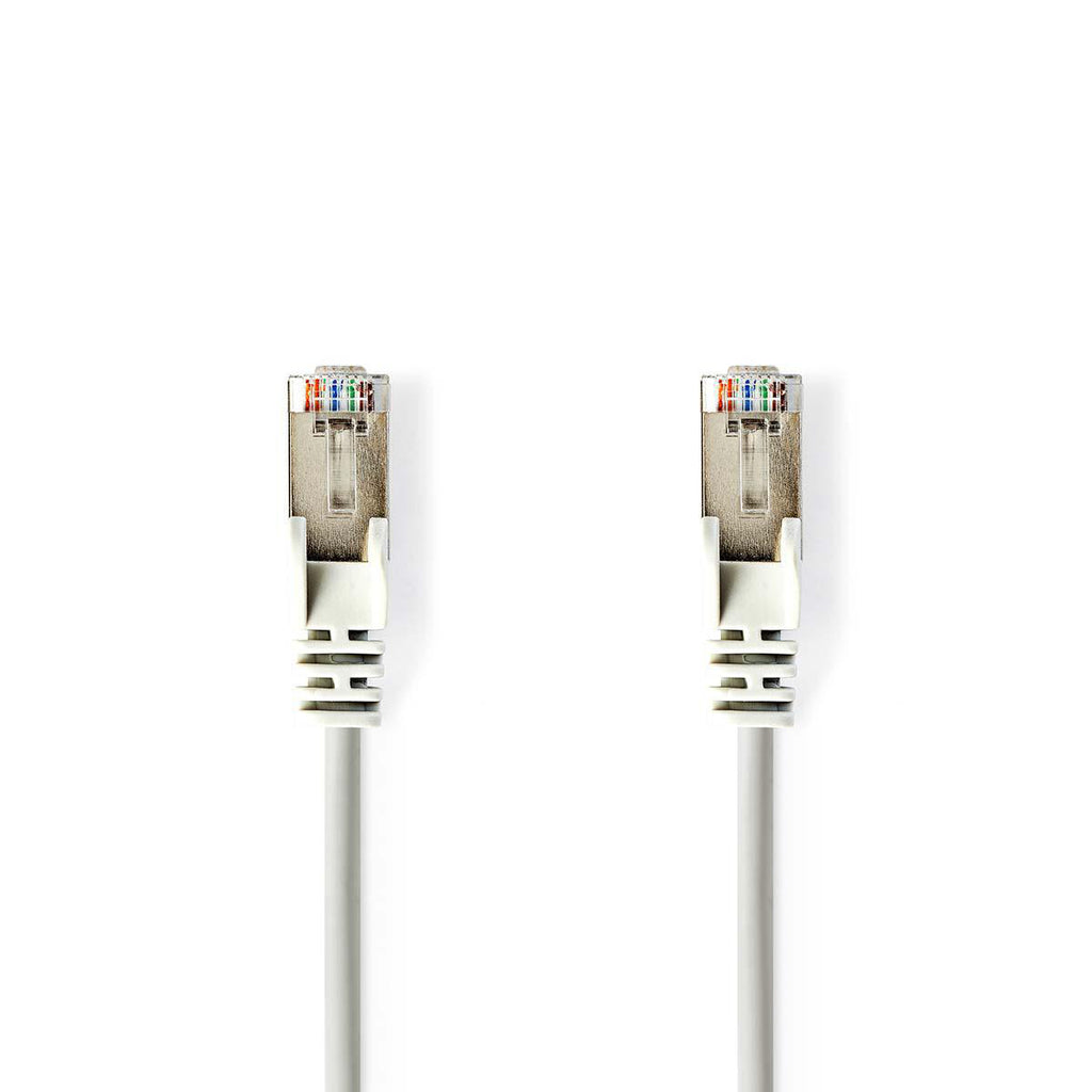 Cat 5e kábel | F/UTP | RJ45 Dugasz | RJ45 Dugasz | 0.50 m | Kerek | PVC | Szürke | Papírfüles
