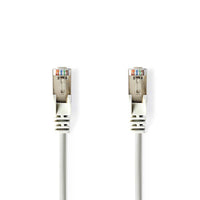 Cat 5e kábel | F/UTP | RJ45 Dugasz | RJ45 Dugasz | 0.50 m | Kerek | PVC | Szürke | Papírfüles
