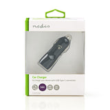 Autós töltő | 3,0 A | 1 kimenet | USB-C™ | Fekete