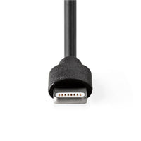 Autós töltő | 2,4 A | Fix Lightning kábel | Fekete