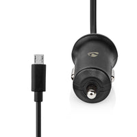 Autós Töltő | 1x 2.4 A | Kimenő csatlakozók száma: 1 | Micro USB (Rögzített) Kábel | 1.00 m | 12 W | Single Voltage Output