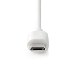 Autós Töltő | 1x 2.4 A | Kimenő csatlakozók száma: 1 | Micro USB (Rögzített) Kábel | 1.00 m | 12 W | Egyszerű Kimenő Feszültség