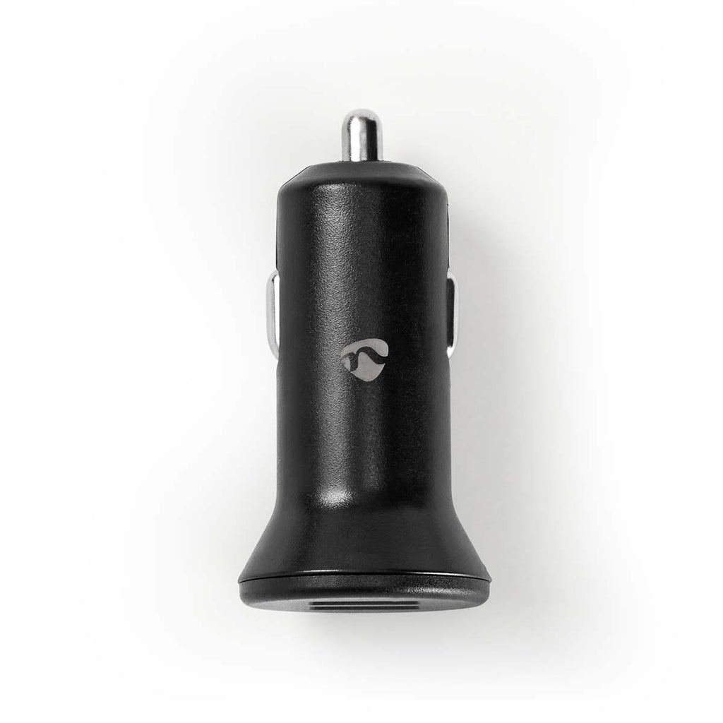 Autós töltő | 4.8 A | 2 kimenet | USB A | Fekete