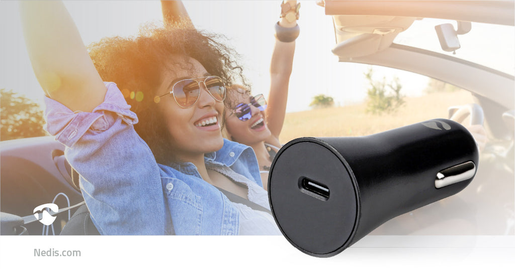 Autós Töltő | 1.67 / 2.22 / 3.0 A | Kimenő csatlakozók száma: 1 | Csatlakozó típusa: USB-C™ | 20 W | Automatikus Feszültség Kiválasztás | PD3.0 20W