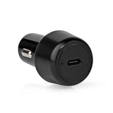 Autós Töltő | 2.0 / 3.0 A | Kimenő csatlakozók száma: 1 | Csatlakozó típusa: USB-C™ | 30 W | Automatikus Feszültség Kiválasztás