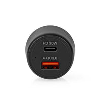 Autós Töltő | 2x 3.0 A | Kimenő csatlakozók száma: 2 | Csatlakozó típusa: USB-A / USB-C™ | | 48 W | Automatikus Feszültség Kiválasztás | PD3.0 30W / QC3.0