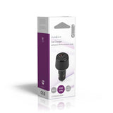 Autós Töltő | 2.0 / 3.0 / 3.25 A | Kimenő csatlakozók száma: 2 | Csatlakozó típusa: USB-A / USB-C™ | 65 W | Automatikus Feszültség Kiválasztás
