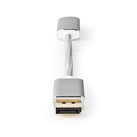 DisplayPort kábel | DisplayPort Dugasz | HDMI™ Kimenet | 4K@60Hz | Aranyozott | 0.20 m | Kerek | Márkás | Ezüst | Ablakos Fedő Doboz-1
