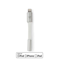 Lightning-Adapter | Apple Lightning, 8 Pólusú | 3.5 mm Aljzat | Aranyozott | 0.15 m | Kerek | Alumínium | Ablakos Fedő Doboz
