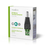 CCTV Biztonsági Csatlakozó | 5 db | 2 Vezeték - DC Anya | 5,5 x 2,1 mm