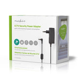 CCTV tápkábel Splitter | 2.5 x 5.5 mm | 2.5 x 5.5 mm | Dugasz | 1.50 m | Fekete